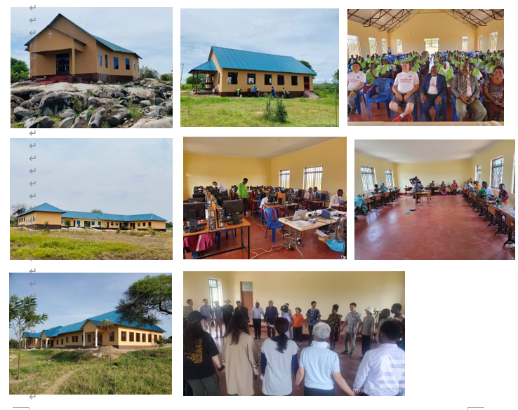탄자니아 SCAT 대학 건물과 강의 및 집회 모습&nbsp;<br>